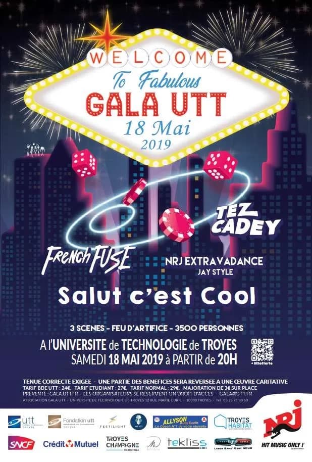 UTT Gala — 2019 edition poster