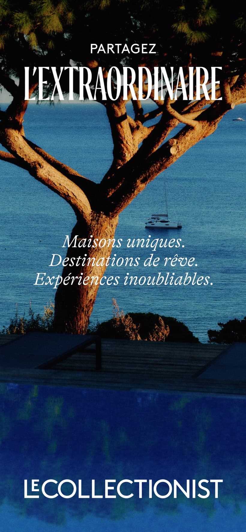 Le Collectionist — écran de recherche et réservation (2)