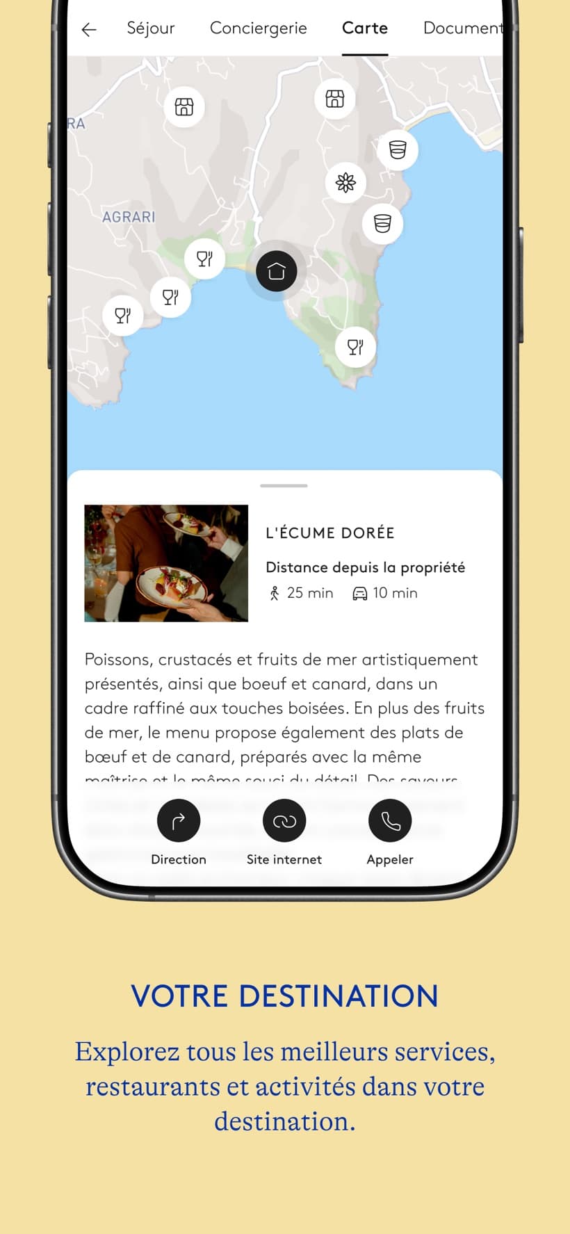 Le Collectionist — écran de détail du séjour (3)